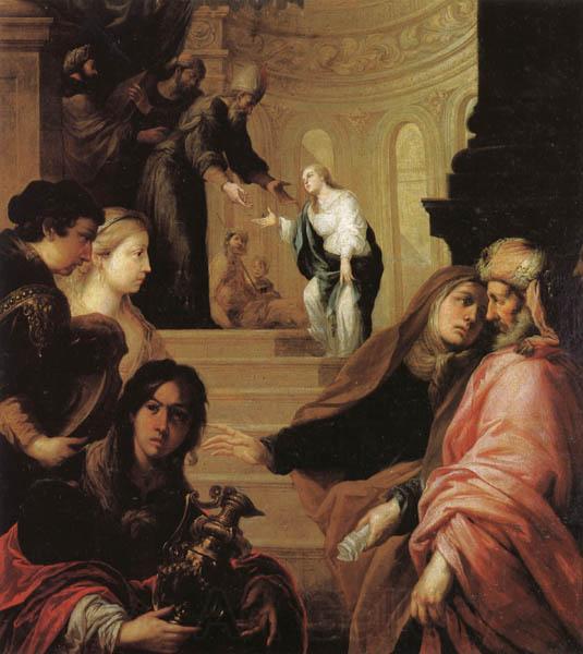 Juan de Sevilla romero The Presentation of the Virgin in the Temple